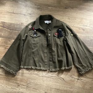 Guest Editor Anthropologie Military Jacket XS